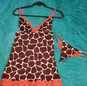 ☆NWOT☆ Victoria Secret lingerie top w/thong